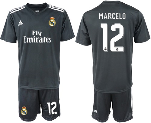 Real Madrid #12 Marcelo Away Soccer Club Jersey